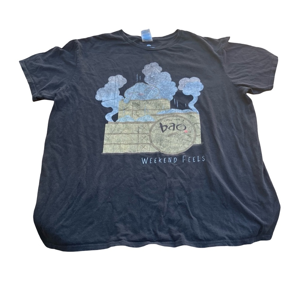 Disney Pixar Bao TShirt XL Black Weekend Feels Steamed Dumpling Unisex